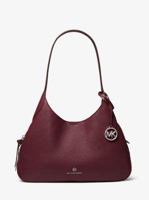 michael michael kors kelsey medium pebbled leather shoulder bag|Michael Kors mercer best badger.